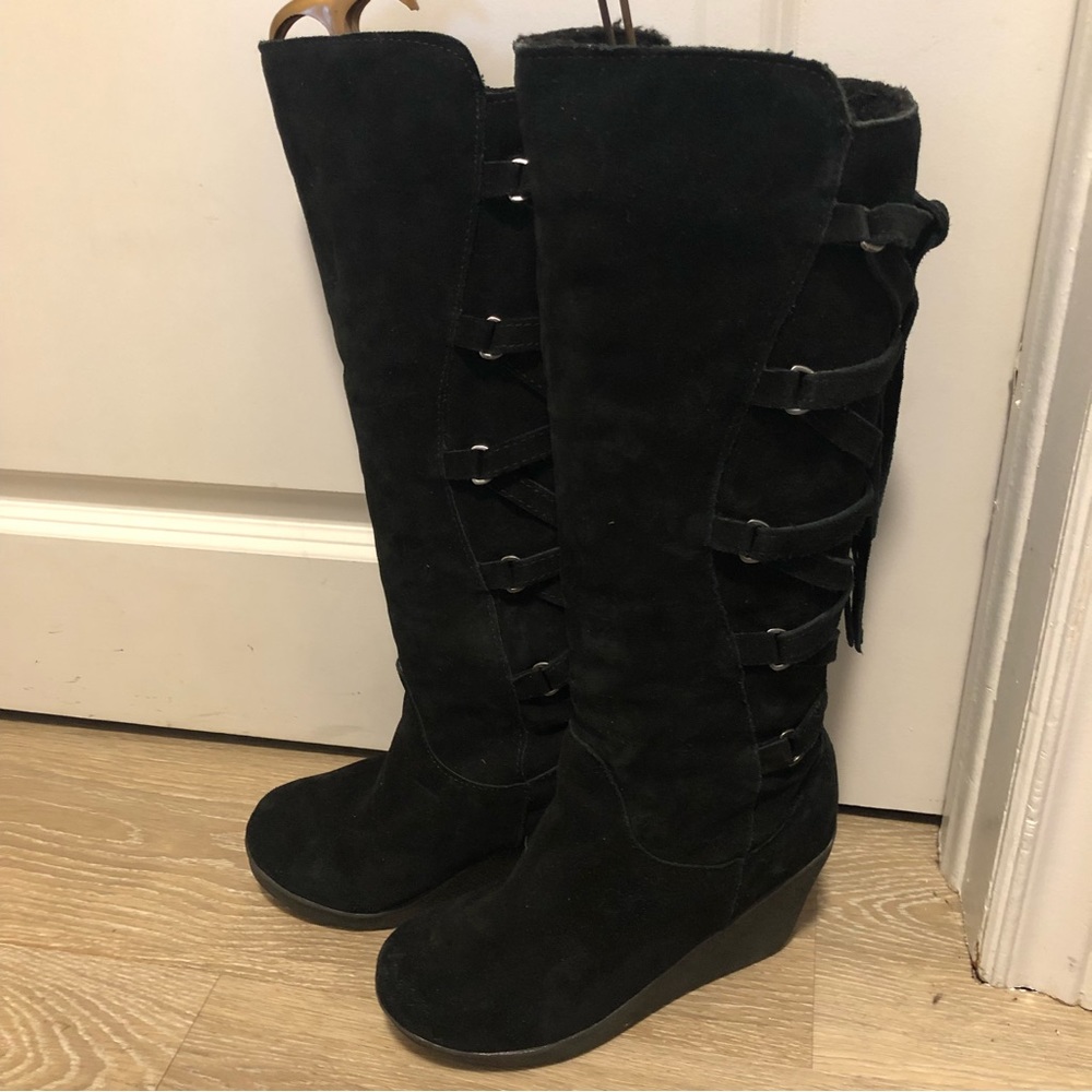 BearPaw Black Winter & Rain Boots